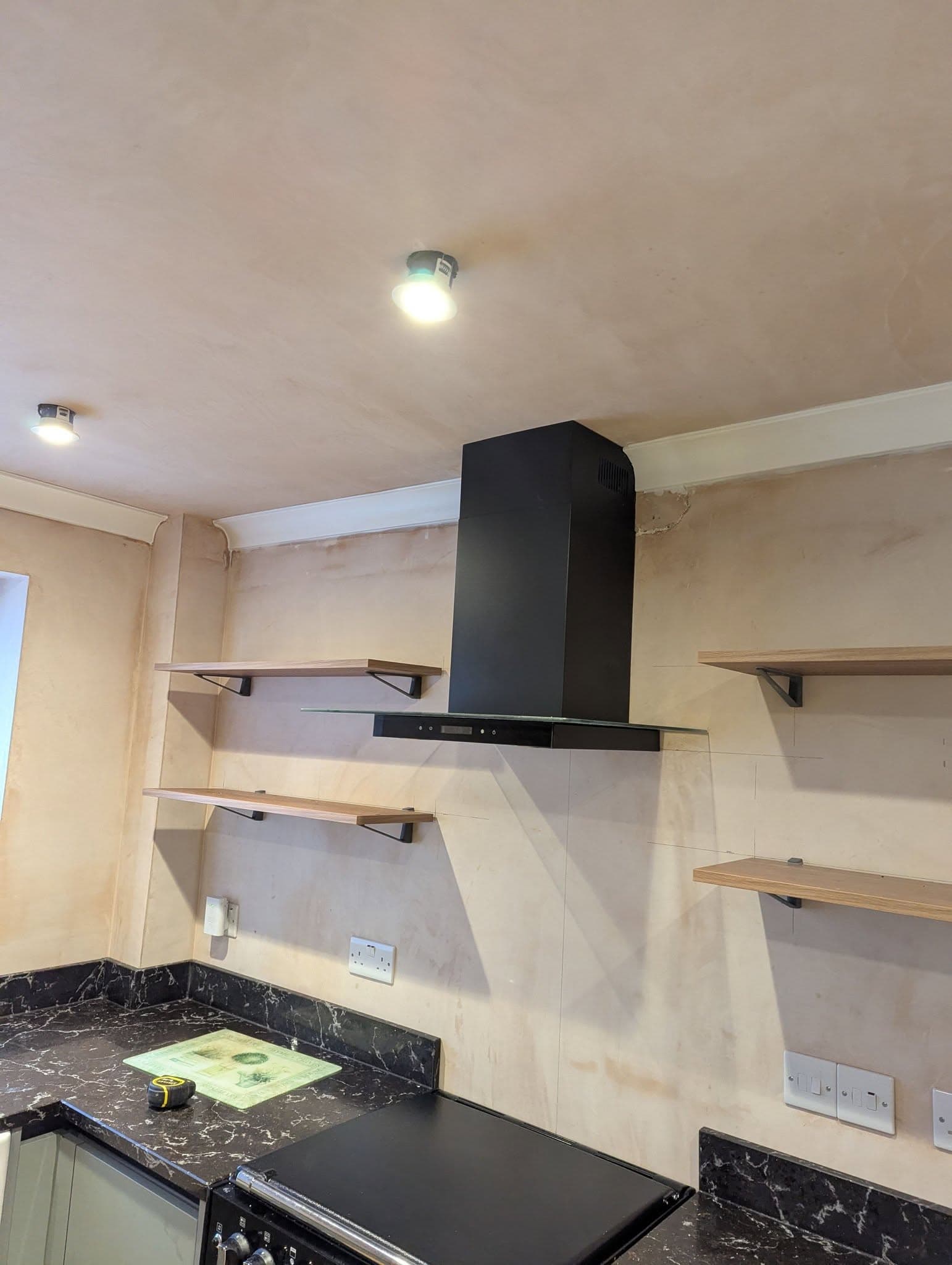 Kitchen wall and ceiling finish