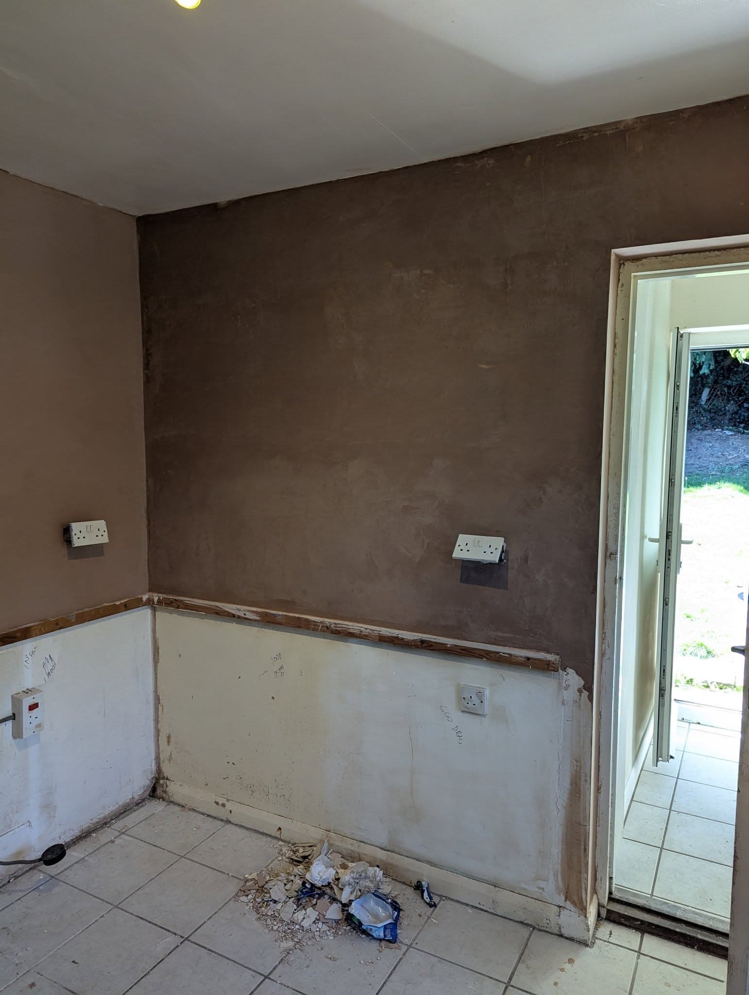 Kitchen area prep and finishing